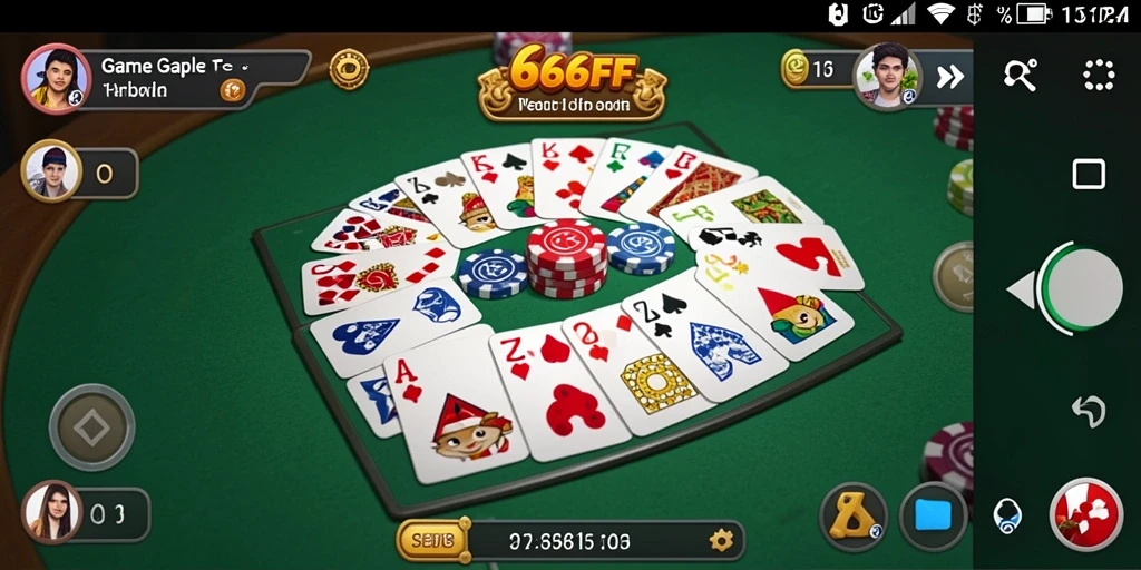 Screenshot gameplay Gaple yang seru dan menarik dari 666FF.