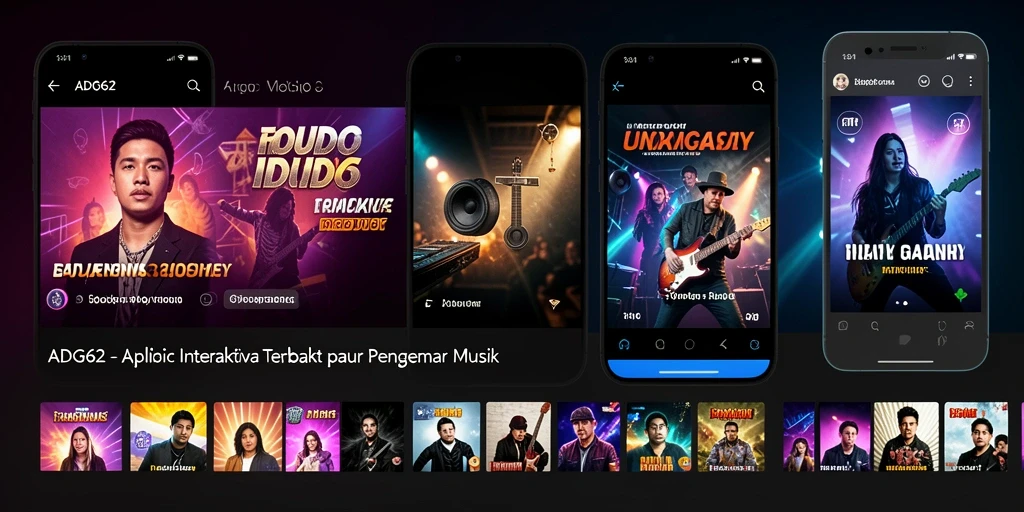 Tampilan gameplay interaktif <strong>ADG62</strong> dengan fitur karaoke dan playlist.
