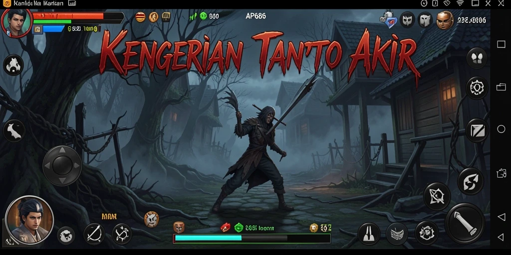 Gambaran menakutkan dalam gameplay <strong>AP686</strong> yang intens.