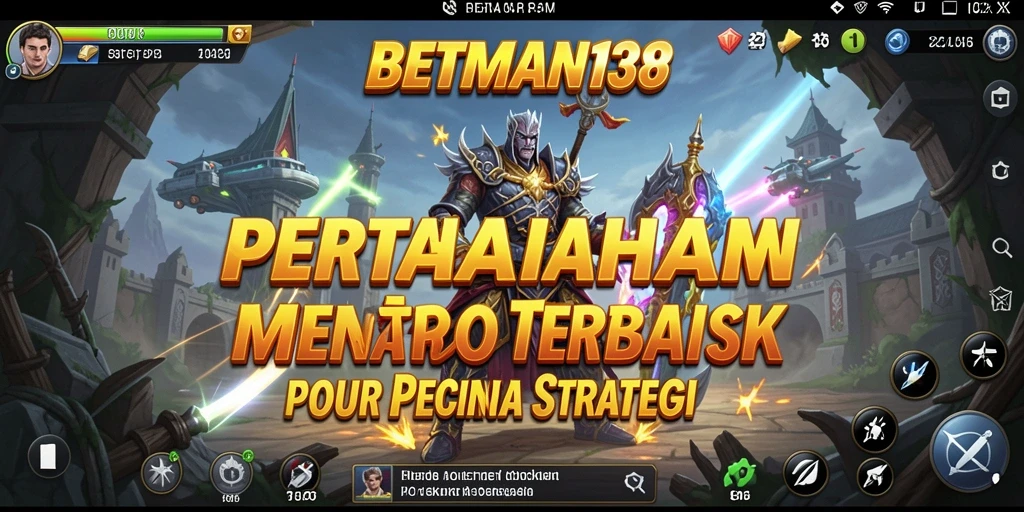 Tampilan gameplay <strong>BETMAN138</strong> yang menegangkan dalam Tower Defense.