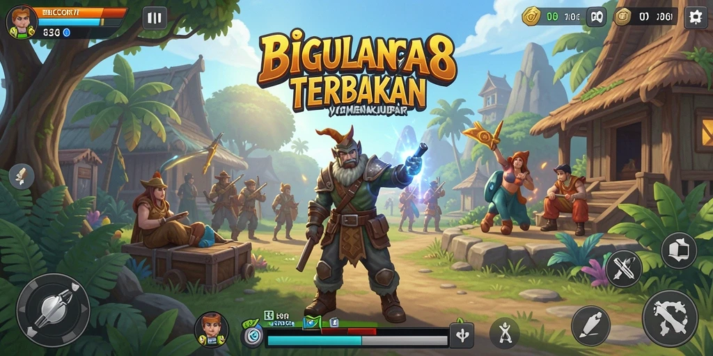 Tampilan utama gameplay BIGCOR78 yang menakjubkan dalam dunia Open World.