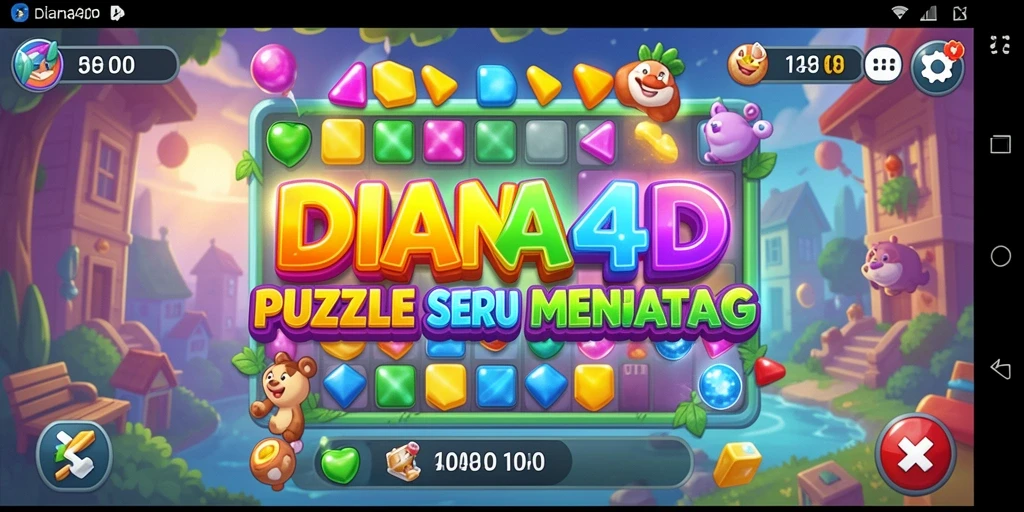 Screenshot gameplay DIANA4D yang menarik dan menantang.