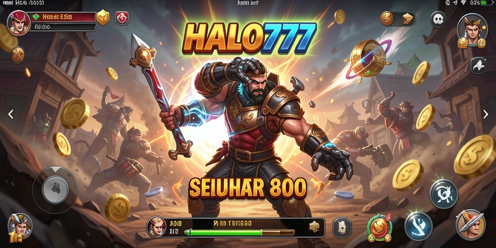 Tangkapan layar gameplay HALO777 yang intens dan penuh aksi.