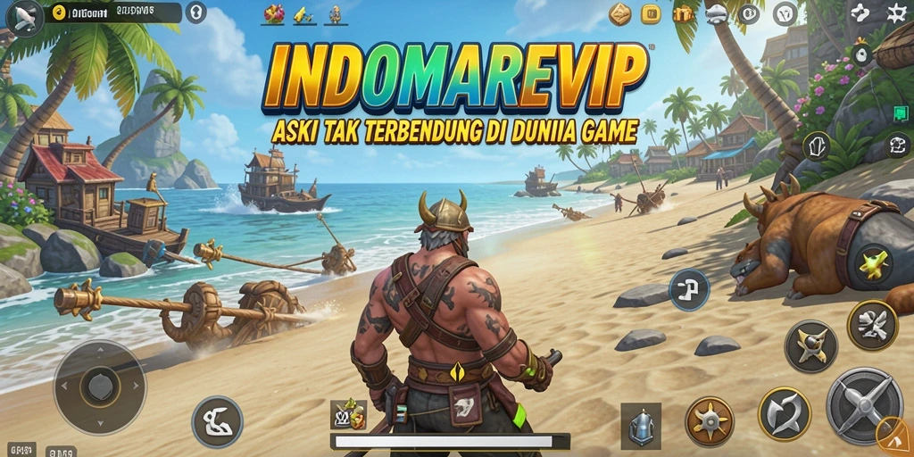 Tampilan gameplay seru dan mendebarkan dari INDOMAREVIP.
