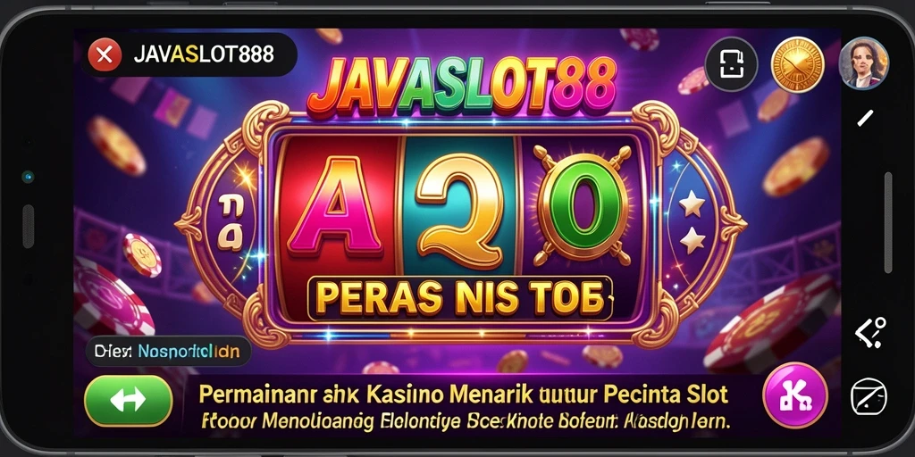 Screenshot utama JAVASLOT88 menampilkan gameplay yang mengesankan dan grafis cantik.