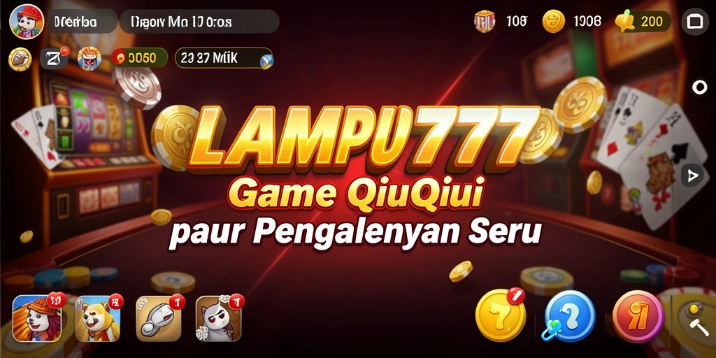 Gambar layar permainan QiuQiu yang menegangkan di LAMPU777.