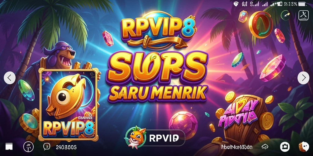 Tampilan interaktif gameplay Slot di RPVIP8 yang menegangkan.