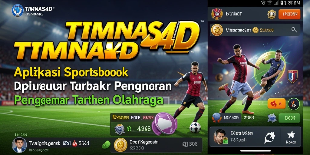 Tampilan gameplay aplikasi TIMNAS4D dalam taruhan olahraga yang seru.
