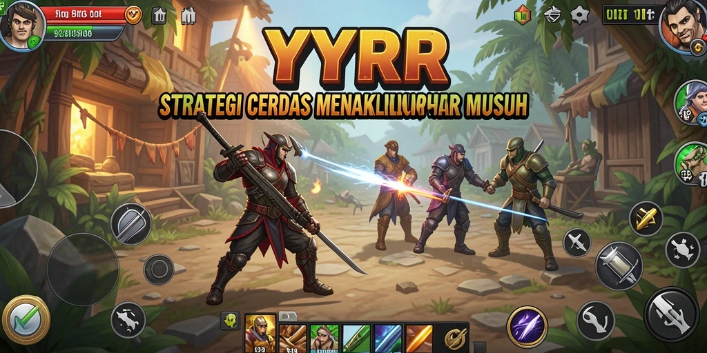 Tampilan gameplay strategis yang menarik dan penuh tantangan.